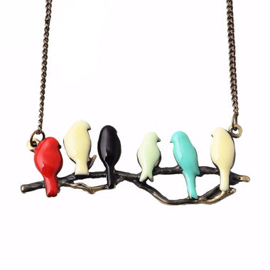 Bird on Branch Necklace