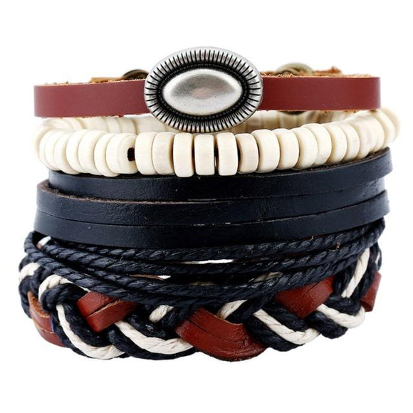 Punk Leather Bracelet